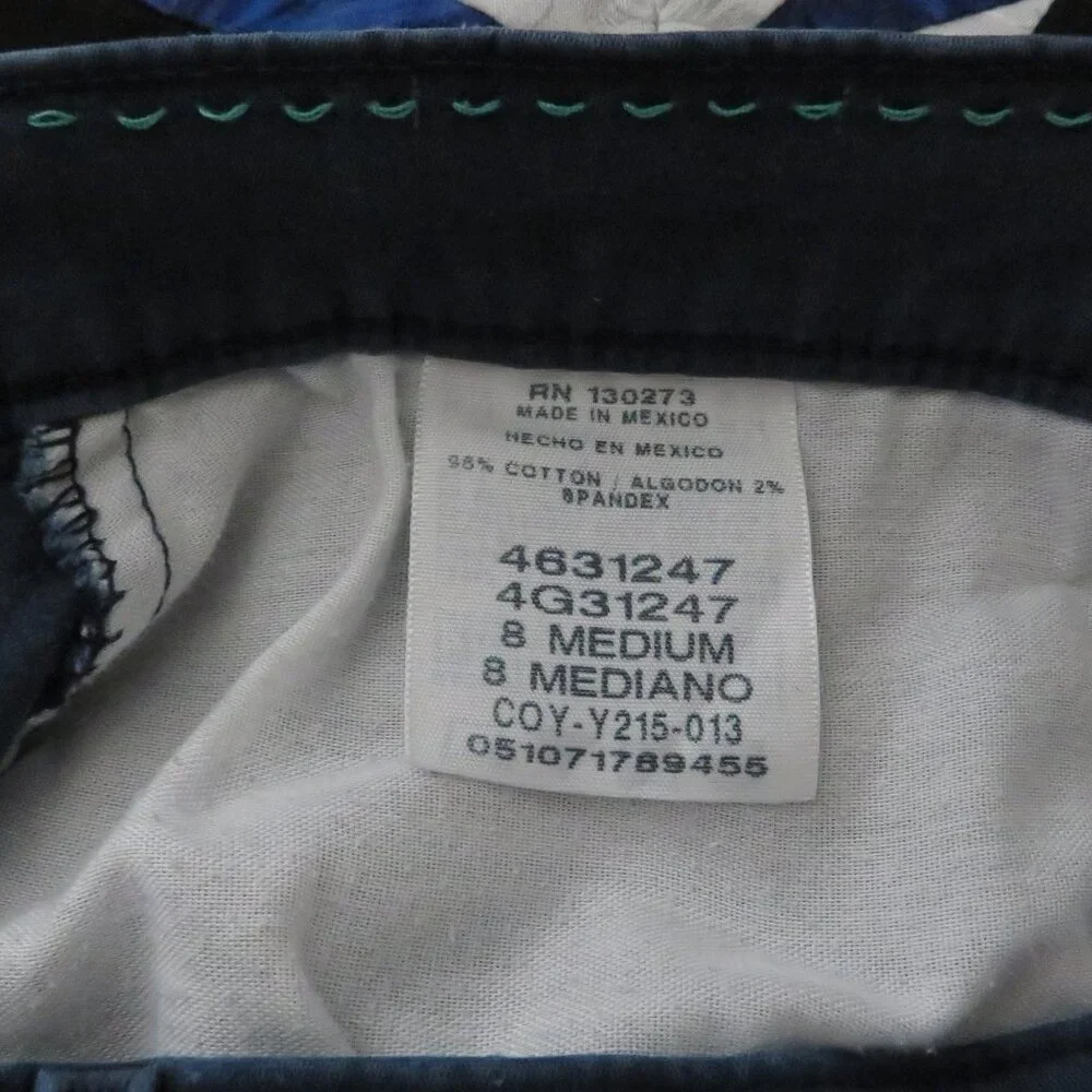 Lee All Day Pant Women's Sz 8 Med Dark Blue Brushed Denim - Picture 5 of 11